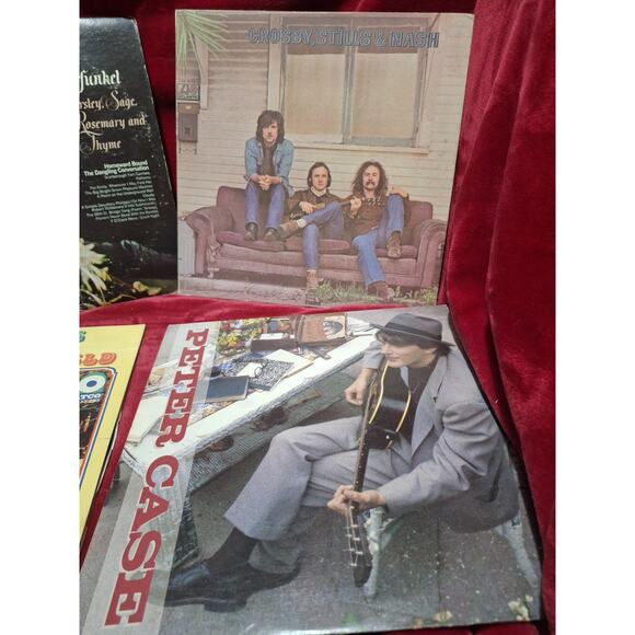 Classic Folk Rock Vinyl Lot – Simon & Garfunkel, CSN, Buffalo, Peter Case - Picture 2 of 4